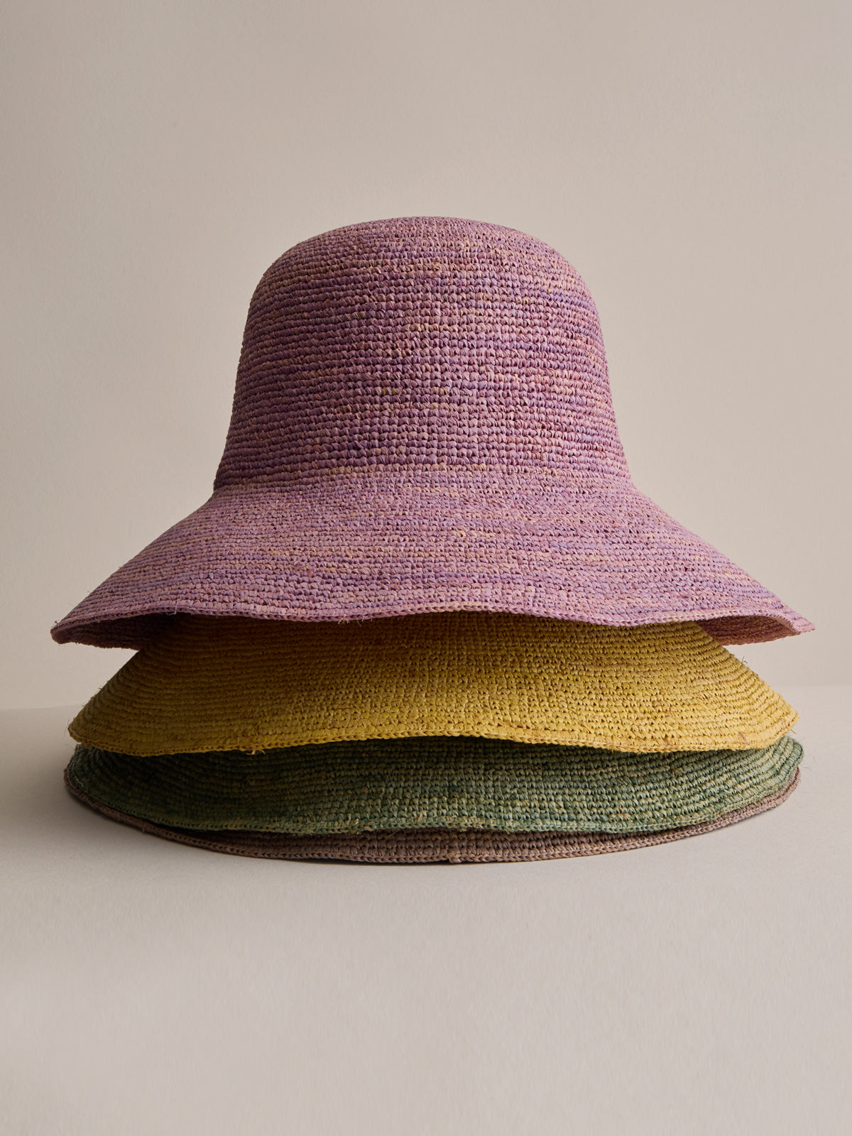 Azores by Club Hapuna — plum Madagascar raffia cloche hat