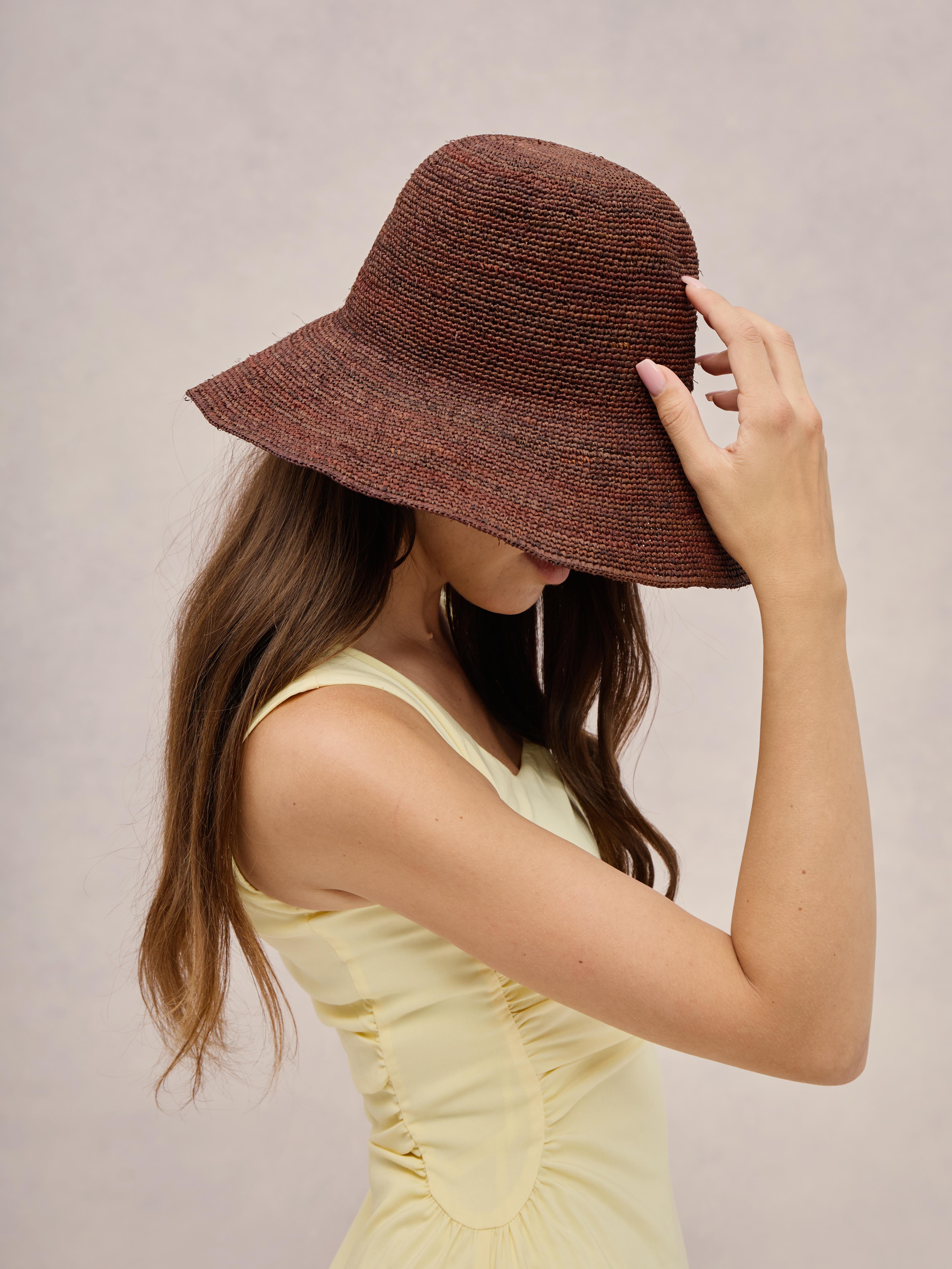 Handcrafted coco Madagascar raffia cloche — Azores | Club Hapuna